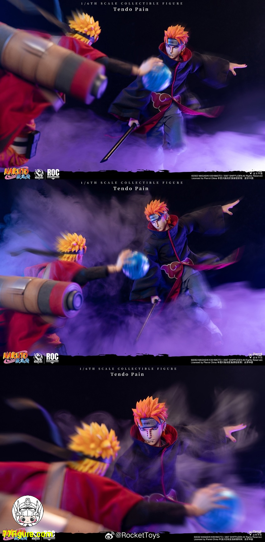 【予約商品】Rocket Toys 1/6 公式公認 『NARUTO -ナルト-』ペイン 天道 塗装済み可動フィギュア