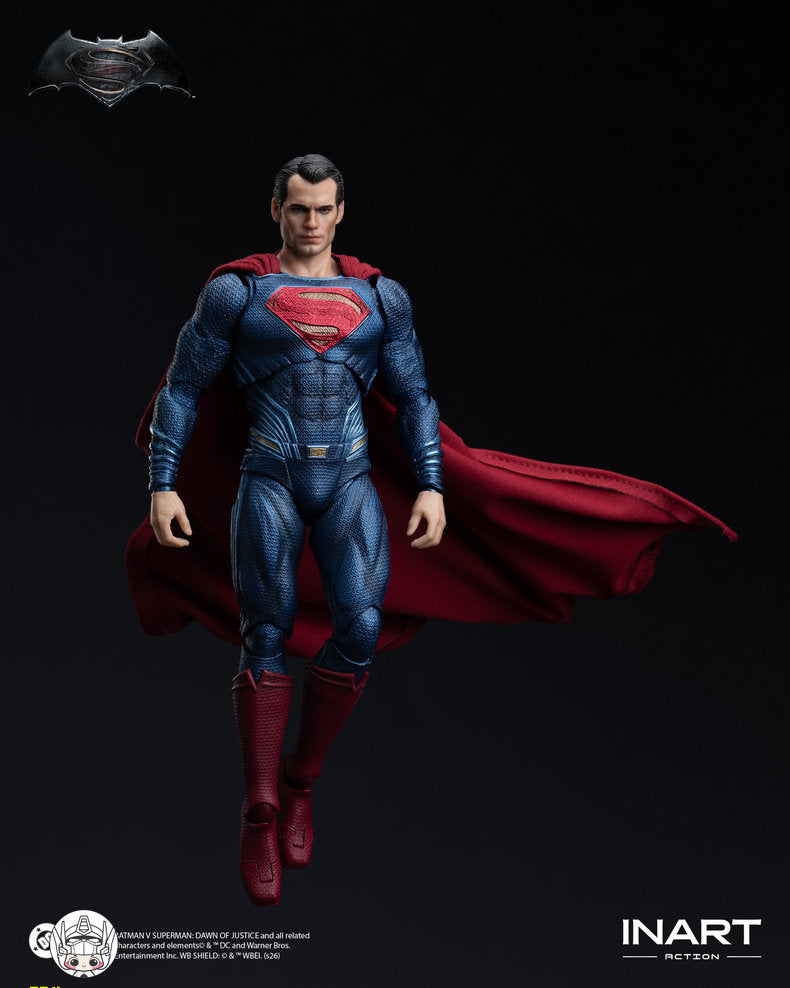 【予約商品】INART 1/12 HG M0005『バットマン vs スーパーマン：ジャスティスの誕生』スーパーマン 塗装済み可動フィギュア