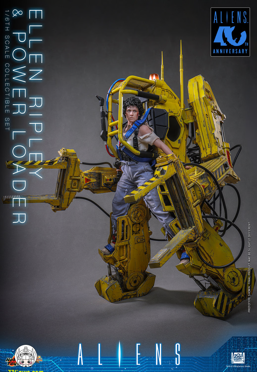 【予約商品】Hot Toys 1/6 MMS923『エイリアン2』エレン・リプリー＆パワーローダー セット 塗装済み可動フィギュア