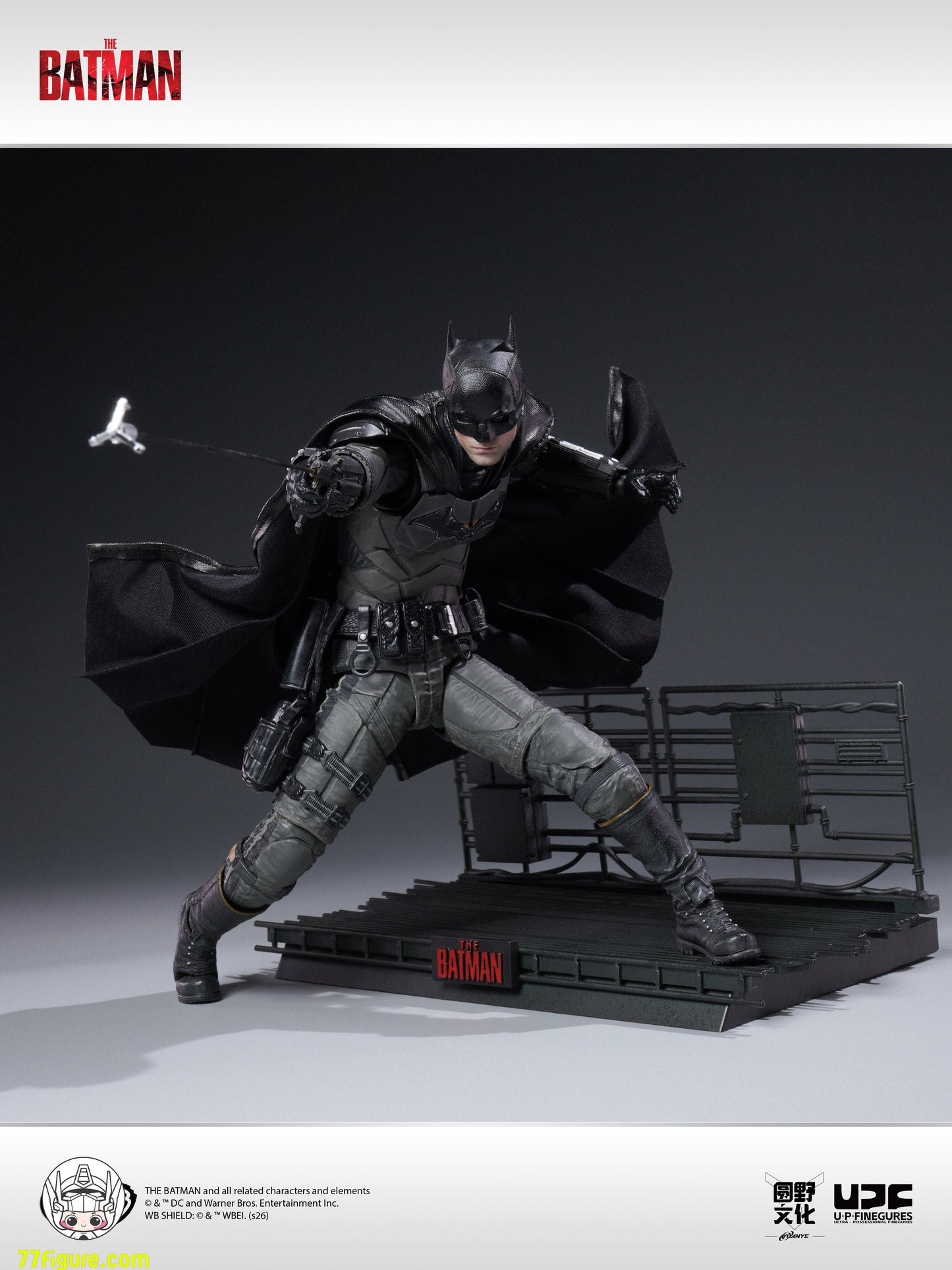 【予約商品】UPFinegures 1/12『ザ・バットマン』2022 バットマン 塗装済み可動フィギュア