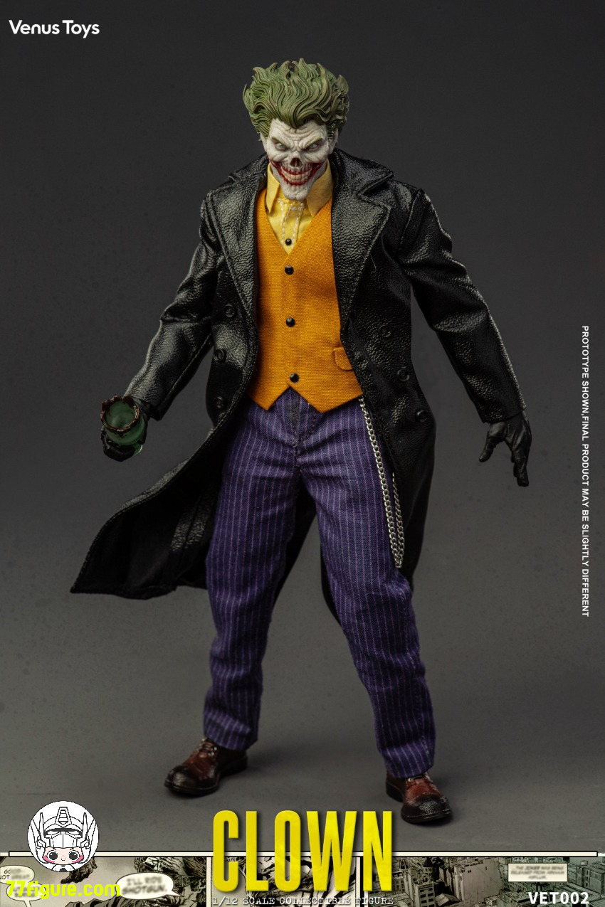 Venus Toys 1/12『ザ・クラウン』塗装済み可動フィギュア