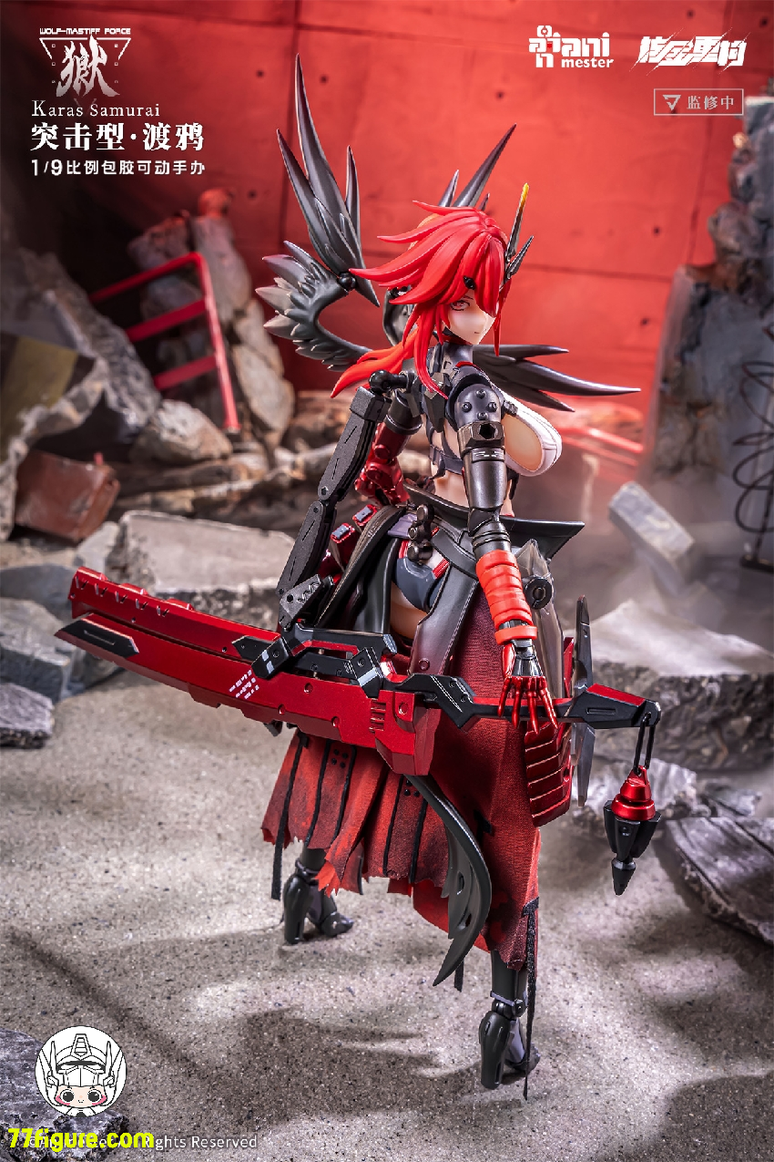 Animester 1/9 ウルフ マスティフ フォース カラス サムライ