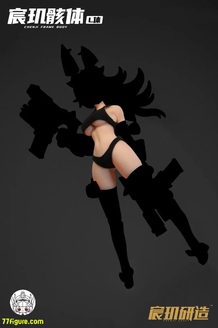 【予約商品】宸玑研造 1/12 ユニバーサル 女性素体 ブラックビキニ Ver.