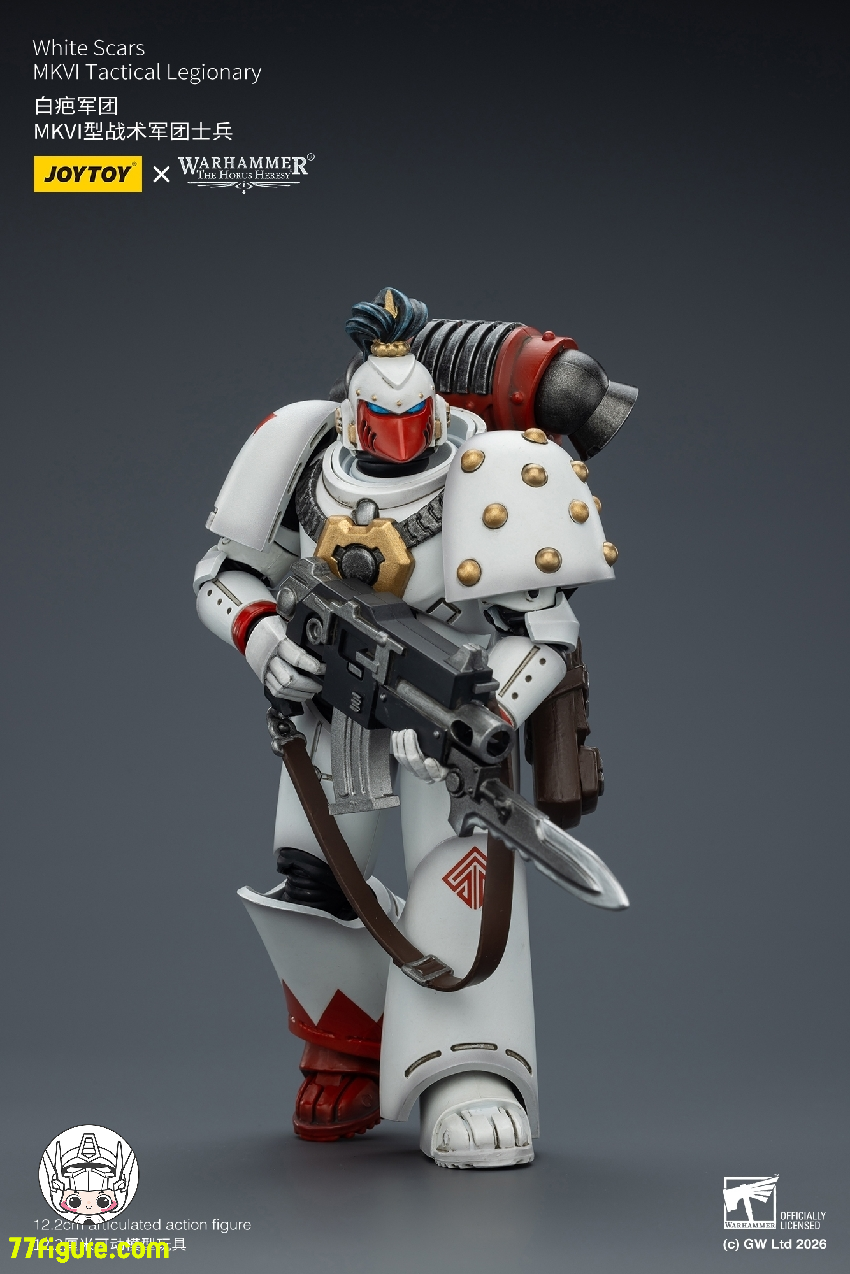 【予約受付終了】ジョイトイ JoyToy Source 1/18 『ウォーハンマー ホルスの異端』ホワイト スカーズ MKVI タクティカル レジオナリー 塗装済み可動フィギュア