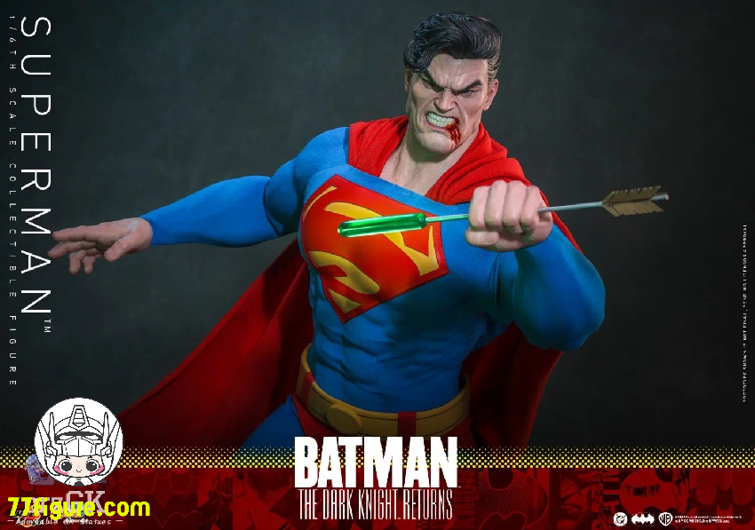 【予約商品】Hot Toys 1/6 CMS032『バットマン：ダークナイト・リターンズ』スーパーマン ダブルヘッド Ver. 塗装済み可動フィギュア