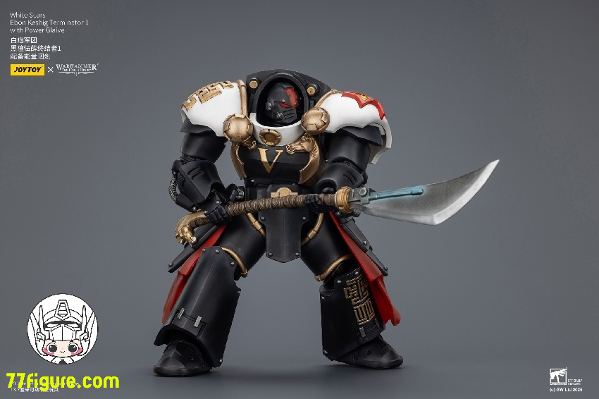 【予約商品】ジョイトイ JoyToy Source 1/18 『ウォーハンマー ホルスの異端』ホワイト スカーズ エボン ケシグ ターミネーター1 パワーグレイブ付き 塗装済み可動フィギュア