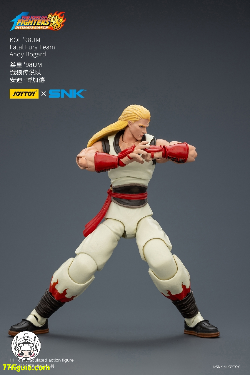 【予約受付終了】ジョイトイ JoyToy Source 1/18 SNK KOF 98UM 『餓狼伝説』アンディ・ボガード 塗装済み可動フィギュア