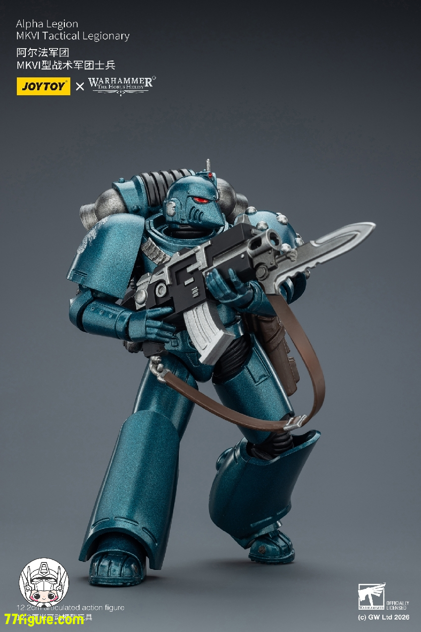 【予約商品】ジョイトイ JoyToy Source 1/18 『ウォーハンマー ホルスの異端』アルファ レギオン MKVI タクティカル レジオナリー 塗装済み可動フィギュア