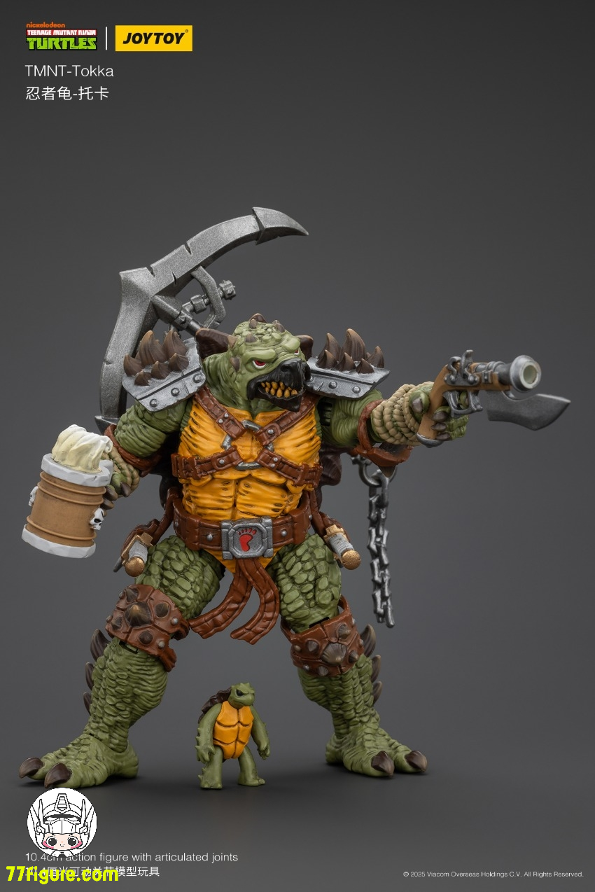 【先行販売】JoyToy 1/18 ティーンエイジ  ミュータント ニンジャ タートルズ 『TMNT 』トッカ 塗装済み可動フィギュア