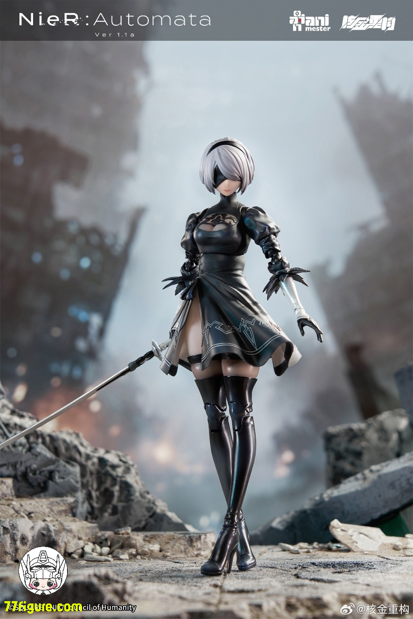 【先行販売】Animester & 核金重構 1/9 『ニーア オートマタ』ヨルハ二号B型 塗装済み可動フィギュア