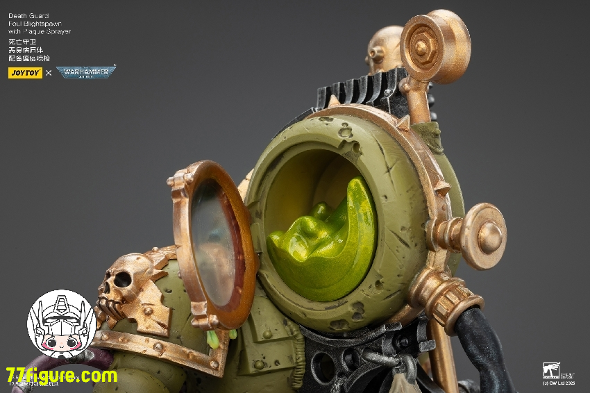 【予約商品】ジョイトイ JoyToy Source 1/18 『ウォーハンマー40K』デスガード ファウル ブライトスポーン ペストスプレー付き 塗装済み可動フィギュア
