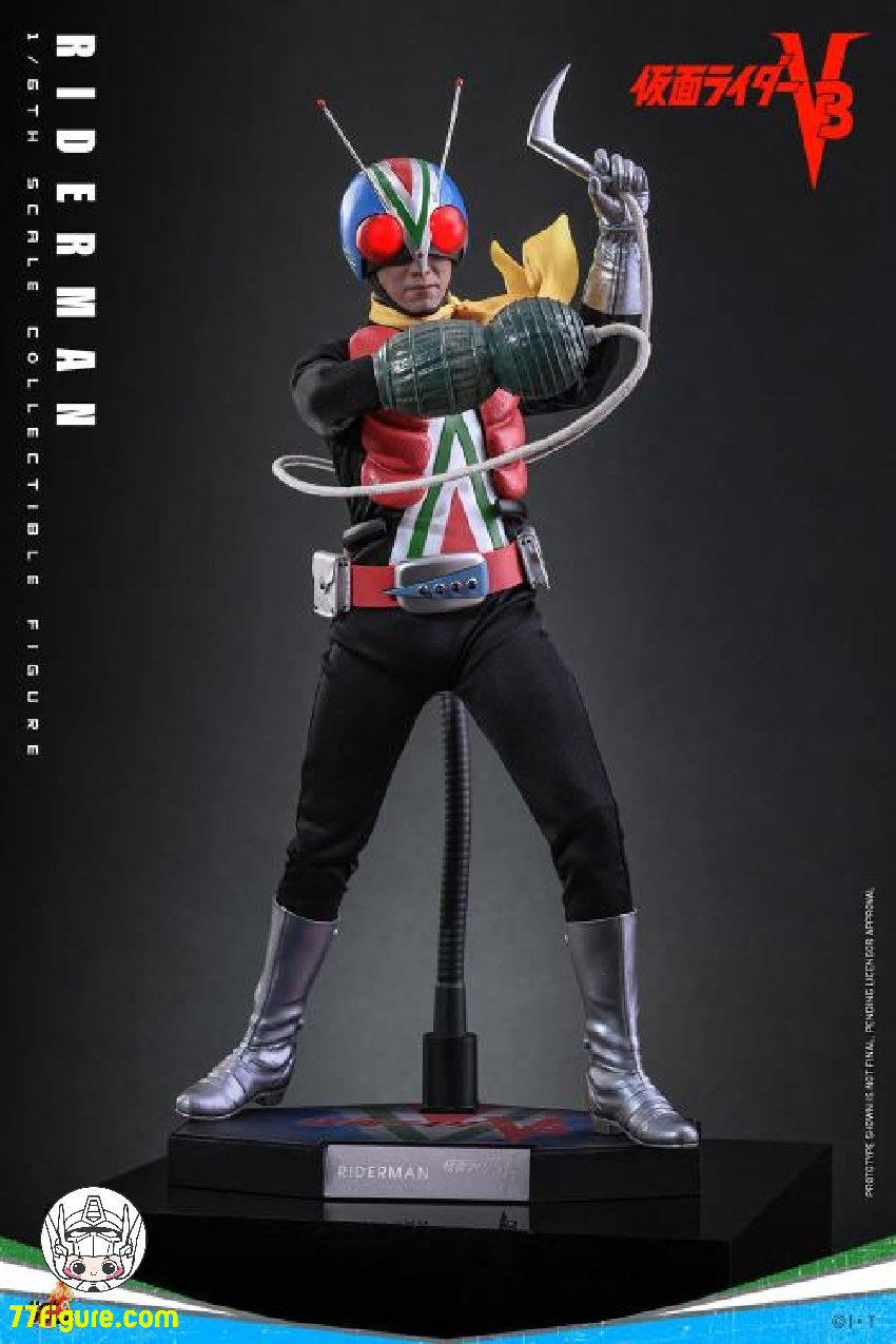 【予約商品】Hot Toys 1/6 TMS185 仮面ライダーV3 ライダーマン 塗装済み可動フィギュア
