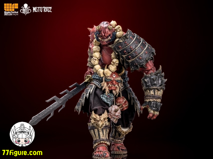 【予約商品】Mety Toyz 1/10  鬼滅修羅  滝川 紅鬼武士 WF2025 限定版 塗装済み可動フィギュア