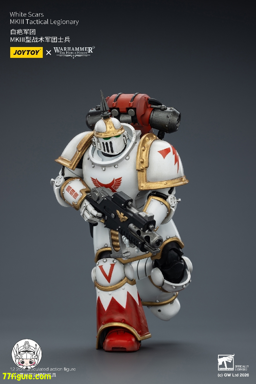 【予約受付終了】ジョイトイ JoyToy Source 1/18 『ウォーハンマー ホルスの異端』ホワイト スカーズ MKIII タクティカル レジオナリー 塗装済み可動フィギュア