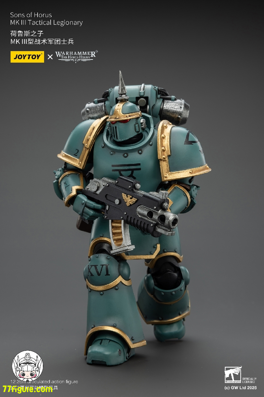 【予約商品】ジョイトイ JoyToy Source 1/18 『ウォーハンマー ホルスの異端』ホルスの息子たち MK III タクティカル レギオナリー 塗装済み可動フィギュア