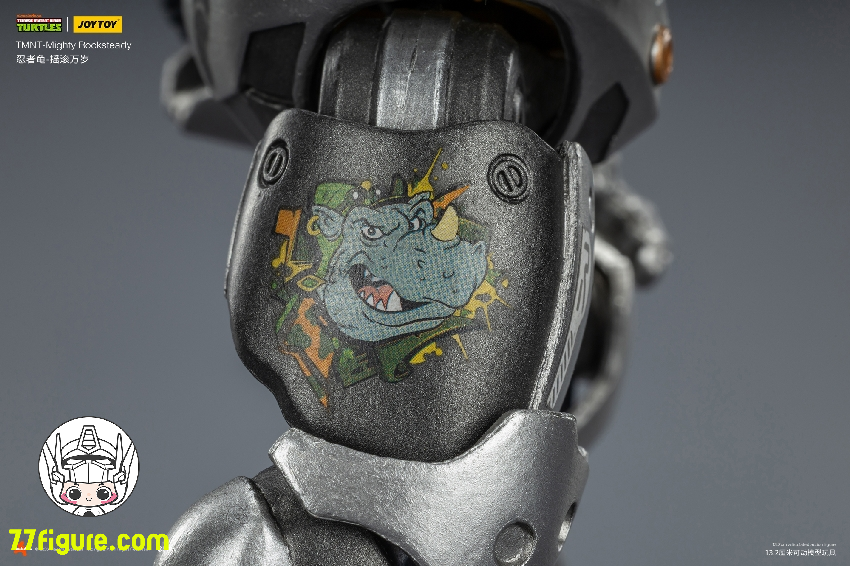 【予約受付終了】ジョイトイ JoyToy 1/18 ティーンエイジ  ミュータント ニンジャ タートルズ 『TMNT』マイティ・ロックステディ 塗装済み可動フィギュア