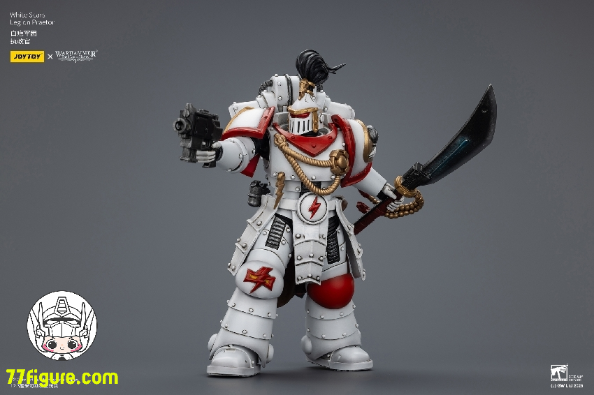 【品切れ】ジョイトイ JoyToy Source 1/18 『ウォーハンマー ホルスの異端』ホワイト スカーズ レギオン プラエトル 塗装済み可動フィギュア