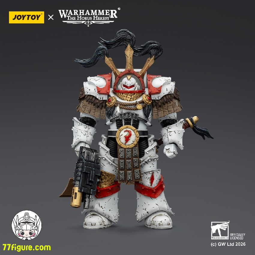 【予約受付終了】ジョイトイ JoyToy Source 1/18 『ウォーハンマー40K』ホワイト・スカーズ レギオンプラエトル カタフラクティ ターミネーターアーマー付き 塗装済み可動フィギュア
