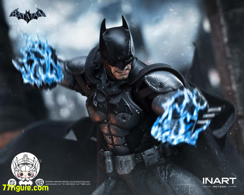 【予約商品】INART MAG G0007 バットマン: アーカム・オリジンズ バットマン バトル ダメージ バージョン 塗装済み可動フィギュア