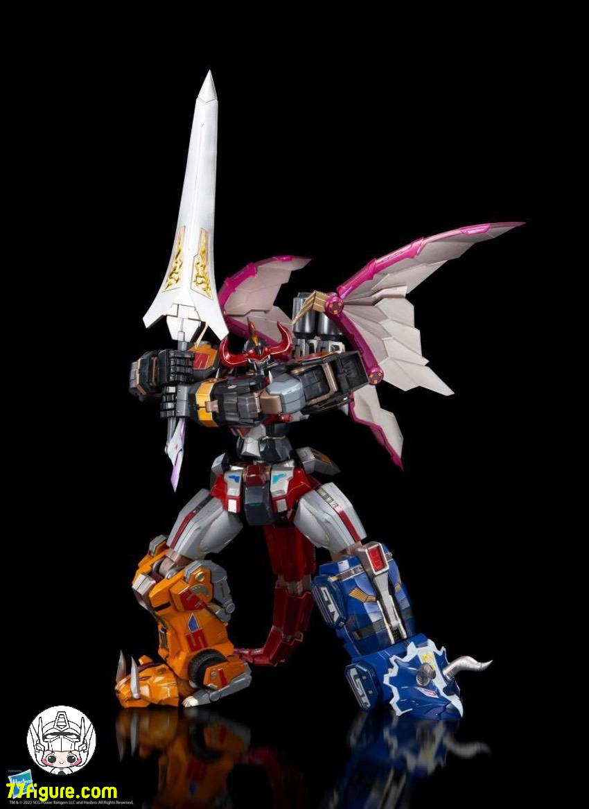【予約商品】（再版）Flame Toys マイティ・モーフィン・パワーレンジャー ダイノメガゾード 塗装済み可動フィギュア