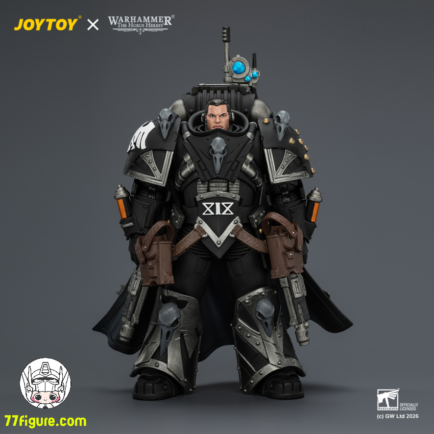 ジョイトイ JoyToy Source 1/18『ウォーハンマー ホルスの異端』レイヴン・ガード カエデス・ネクス、ブラッド・クロウ フルクラム・ハンドキャノン付き 塗装済み可動フィギュア