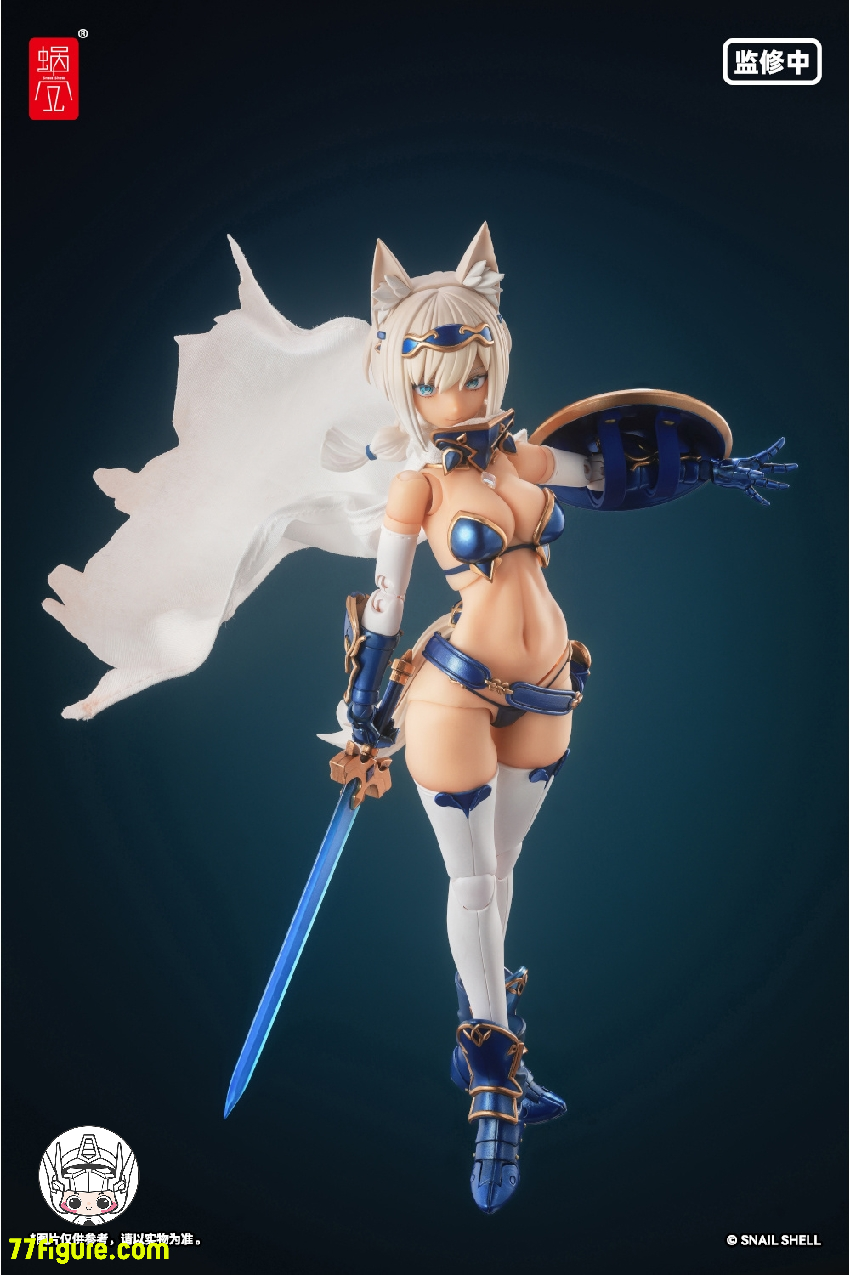 【予約商品】蝸之殻(スネイルシェル) 1/12 RPG-05 勇者 迅狼ウルフ 塗装済み可動フィギュア