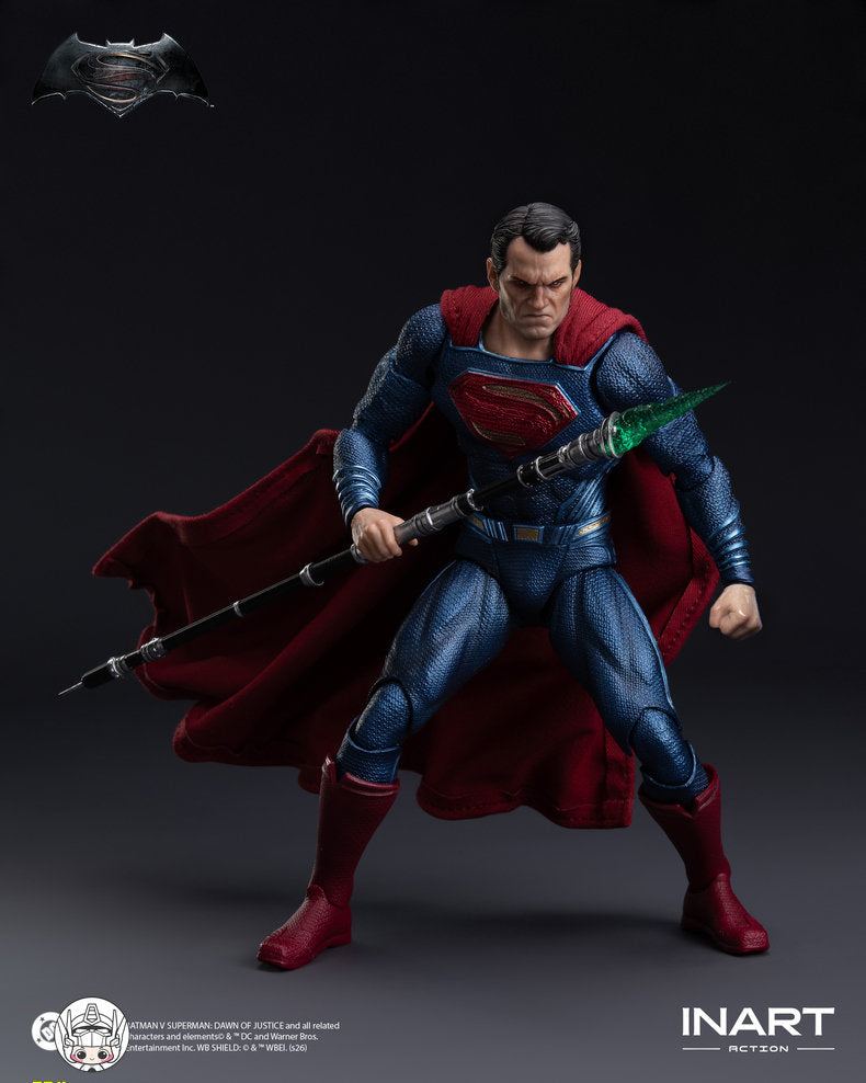 【予約商品】INART 1/12 HG M0005『バットマン vs スーパーマン：ジャスティスの誕生』スーパーマン 塗装済み可動フィギュア