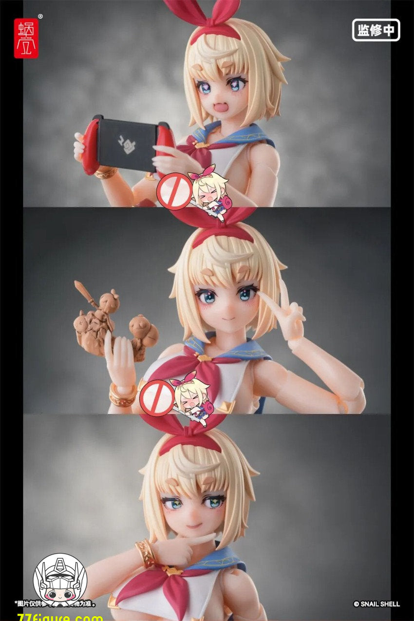 【先行販売】蝸之殻(スネイルシェル)  1/12 RPG-06 冒険者 スネール＆フット アクセサリーパック セット塗装済み可動フィギュア