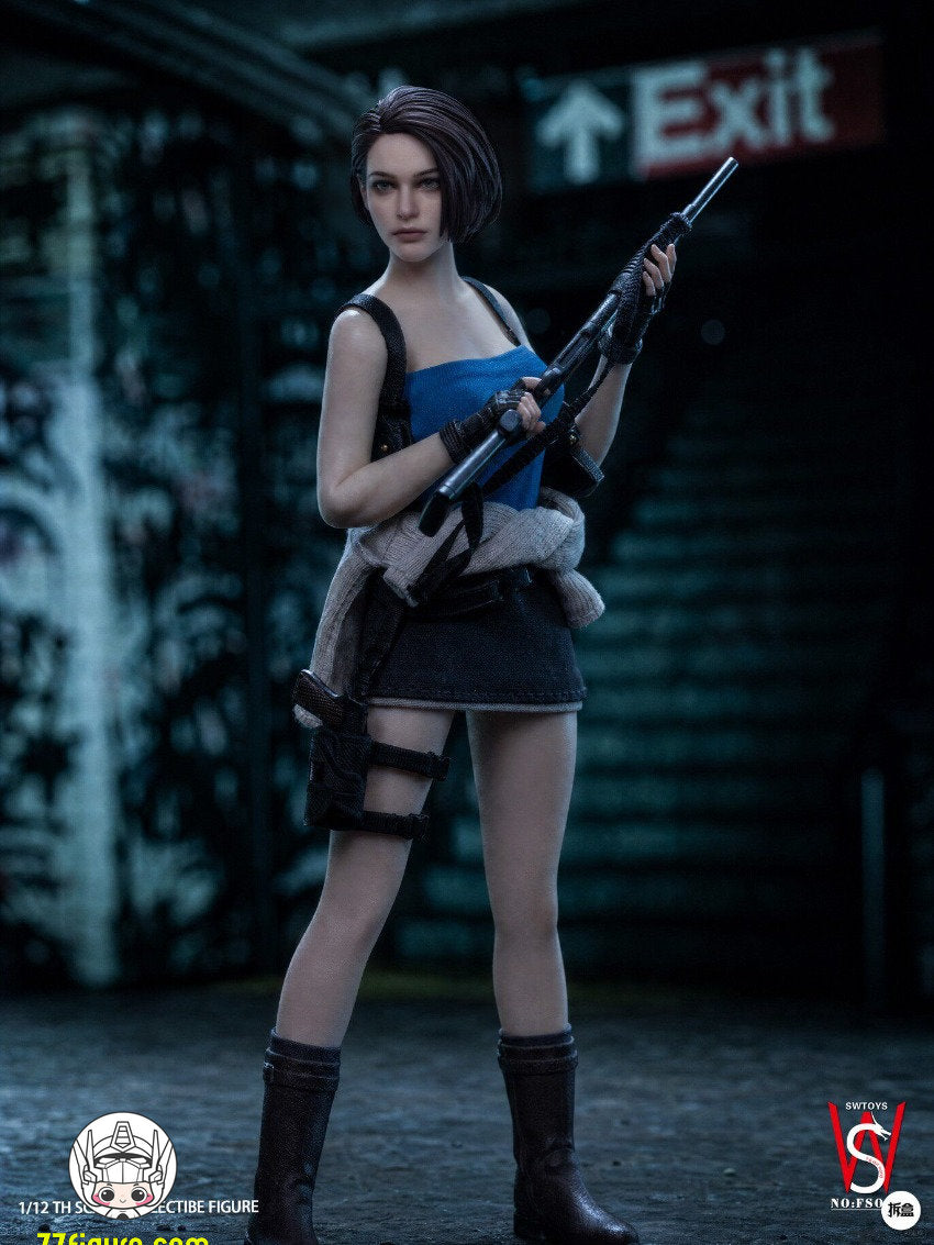 SW Toys 1/12 NO.FS079 バイオハザード ジル・バレンタイン 塗装済み可動フィギュア