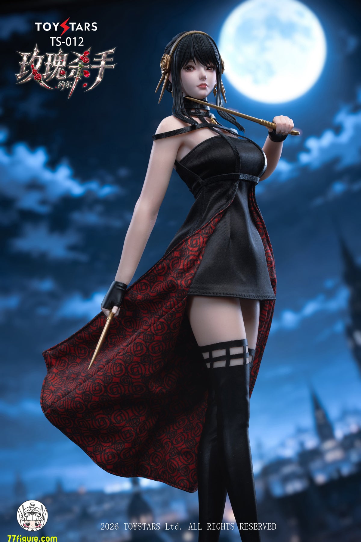 【予約商品】TOYSTARS 1/6 TS-012 ローズキラー 塗装済み可動フィギュア