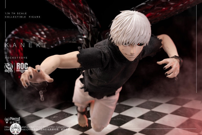 【予約商品】Rocket Toys 1/6『東京喰種トーキョーグール』金木研 覚醒Ver. 塗装済み可動フィギュア