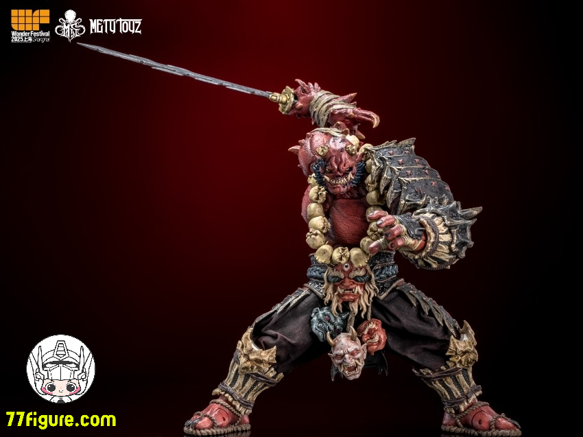 【予約商品】Mety Toyz 1/10  鬼滅修羅  滝川 紅鬼武士 WF2025 限定版 塗装済み可動フィギュア