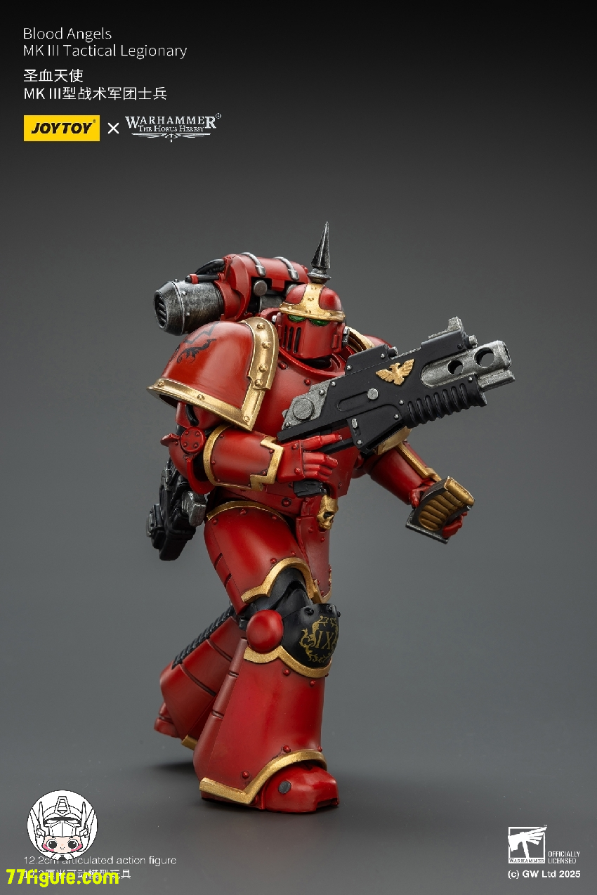【予約商品】ジョイトイ JoyToy Source 1/18 『ウォーハンマー ホルスの異端』ブラッド エンジェルス MK III タクティカル レギオナリー 塗装済み可動フィギュア