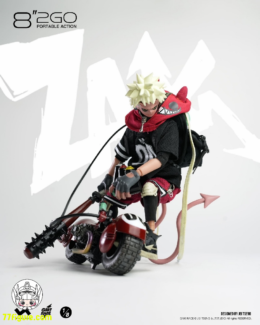 【予約商品】JT Studio 1/8 2GO ガキレース ザイキ 豪華版 塗装済み可動フィギュア