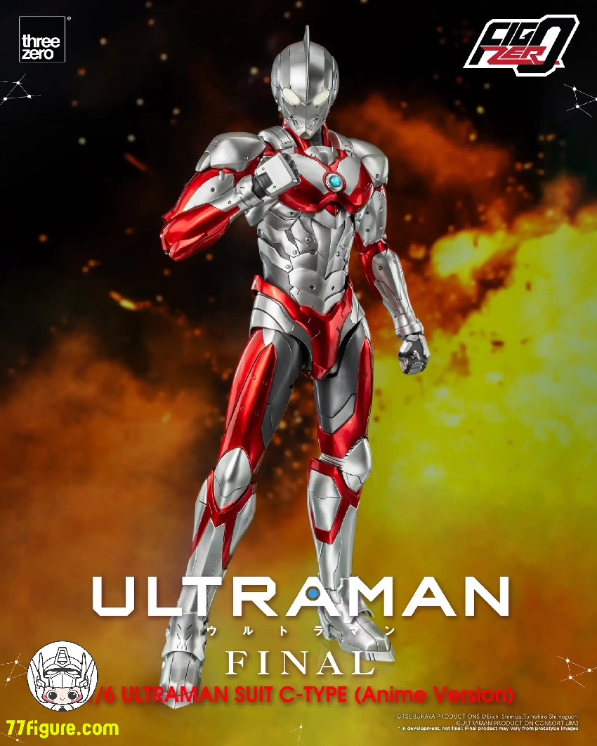 【先行販売】Threezero 1/6  フィグゼロ 『ULTRAMAN』 FINALシーズン  ULTRAMAN SUIT C-TYPE (Anime Version) 塗装済み可動フィギュア