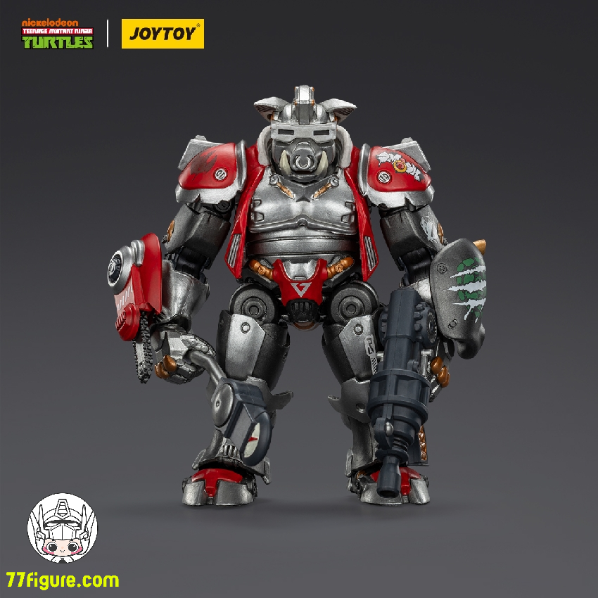 【予約受付終了】ジョイトイ JoyToy 1/18 ティーンエイジ  ミュータント ニンジャ タートルズ 『TMNT 』スーパー ビバップ 塗装済み可動フィギュア