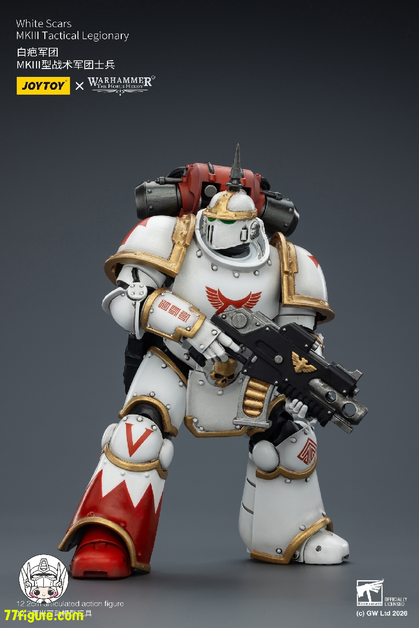 【予約受付終了】ジョイトイ JoyToy Source 1/18 『ウォーハンマー ホルスの異端』ホワイト スカーズ MKIII タクティカル レジオナリー 塗装済み可動フィギュア
