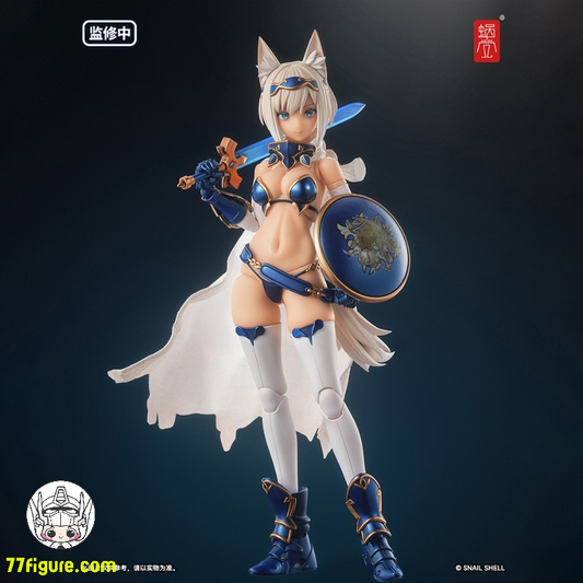 【先行販売】蝸之殻(スネイルシェル)  1/12 RPG-05 勇者 迅狼Wolf & アーマーアクセサリーパック 塗装済み可動フィギュア