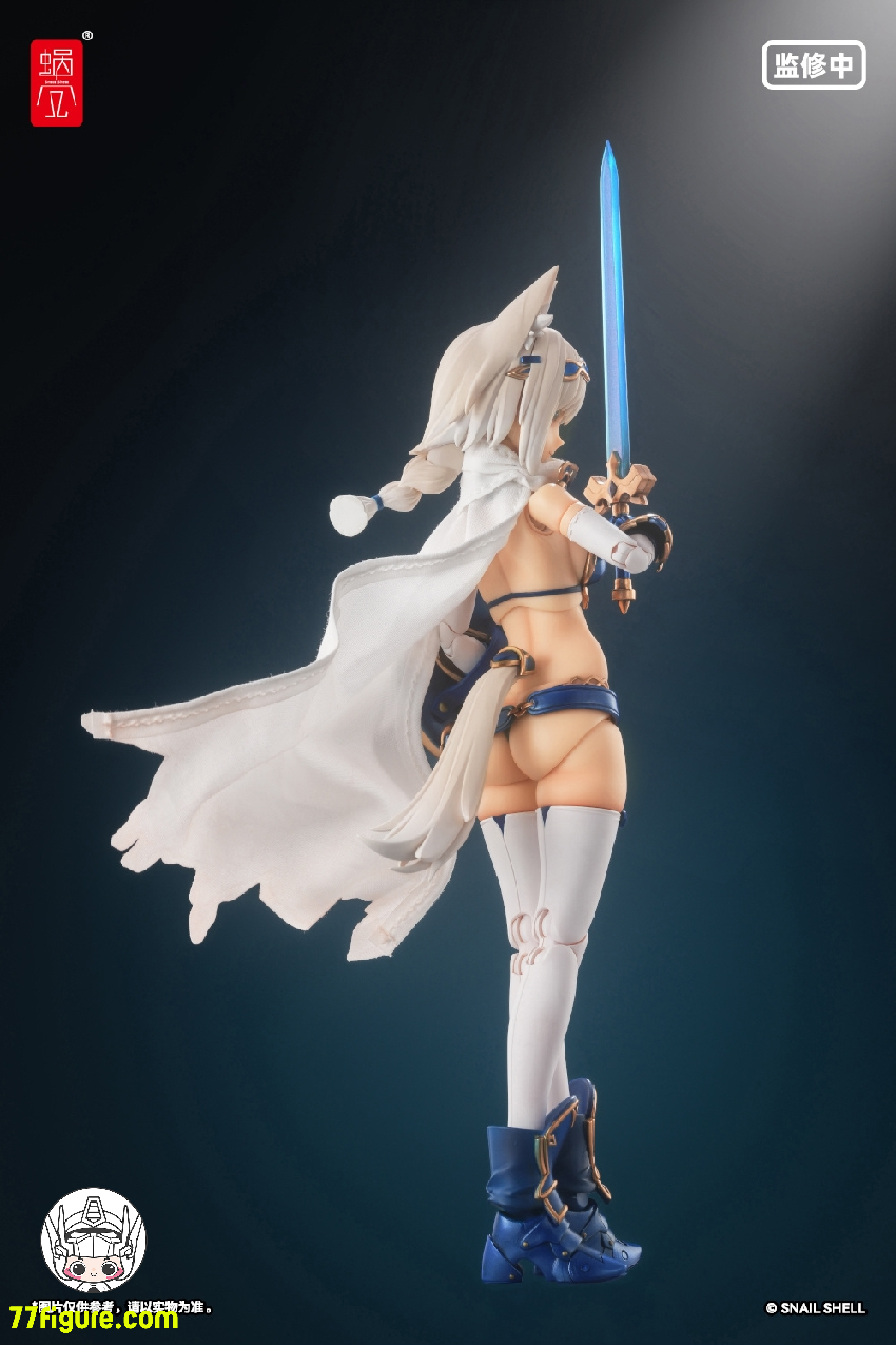 蝸之殻(スネイルシェル) 1/12 RPG-05 勇者 迅狼ウルフ 塗装済み可動