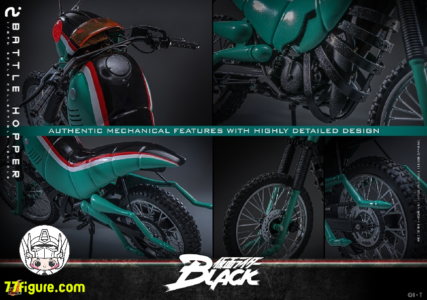 【予約商品】HotToys 1/6 TMS161 仮面ライダーBLACK バトルホッパー 塗装済み可動フィギュア