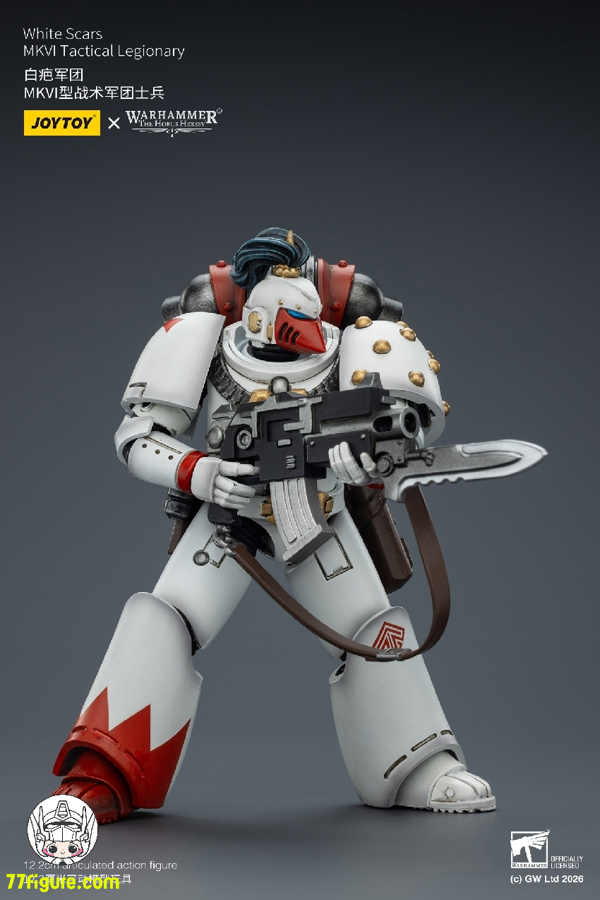 【予約受付終了】ジョイトイ JoyToy Source 1/18 『ウォーハンマー ホルスの異端』ホワイト スカーズ MKVI タクティカル レジオナリー 塗装済み可動フィギュア