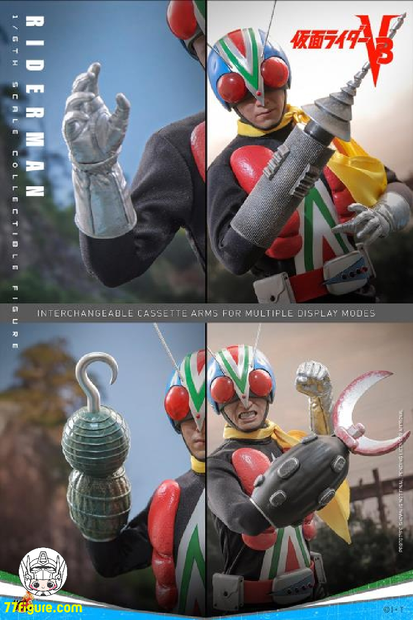 【予約商品】Hot Toys 1/6 TMS185 仮面ライダーV3 ライダーマン 塗装済み可動フィギュア