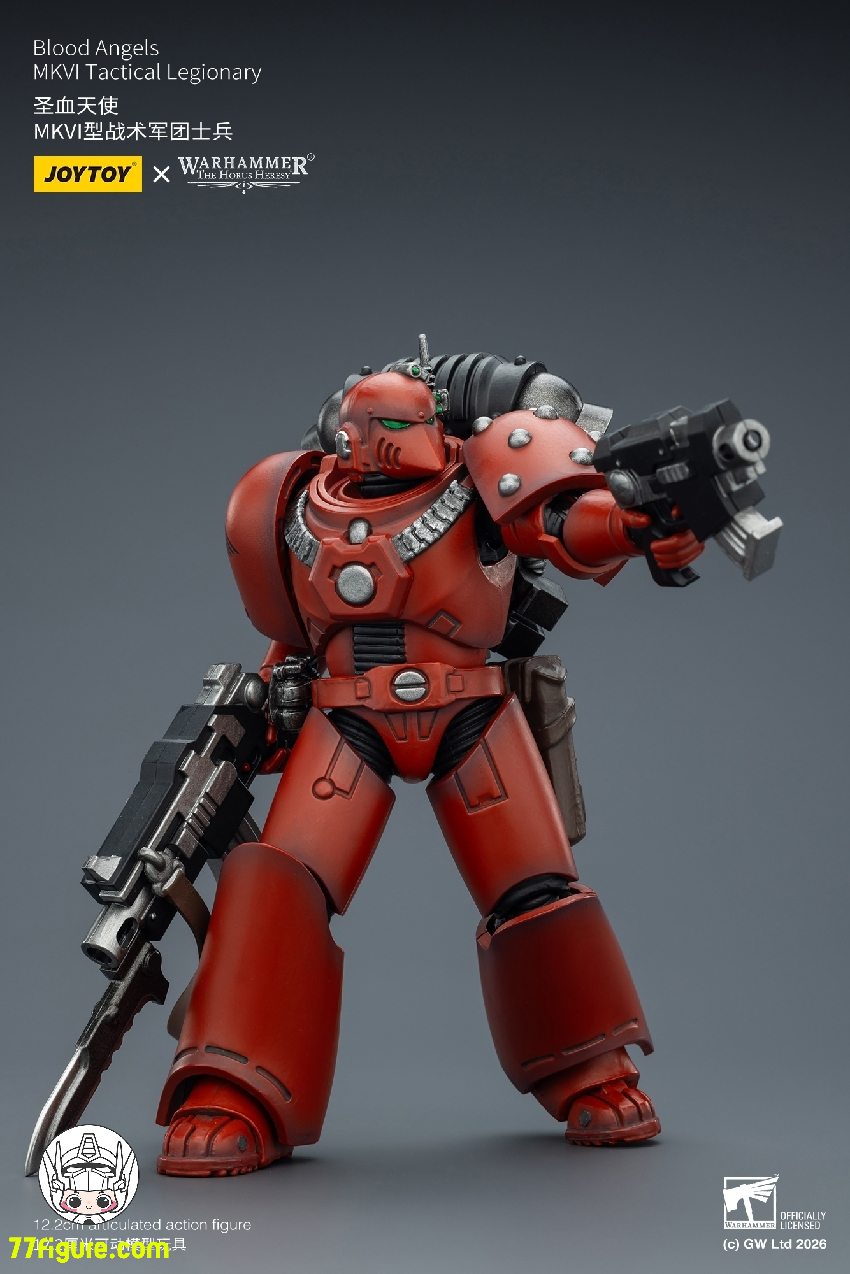 【予約商品】ジョイトイ JoyToy Source 1/18 『ウォーハンマー ホルスの異端』ブラッド エンジェルズ MKVI タクティカル レジオナリー 塗装済み可動フィギュア