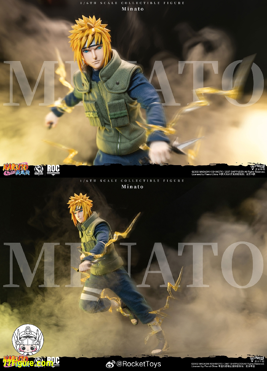 【予約受付終了】Rocket Toys 1/6 『NARUTO -ナルト-（疾風伝）』 波風 ミナト 黄色い閃光 Ver. 塗装済み可動フィギュア