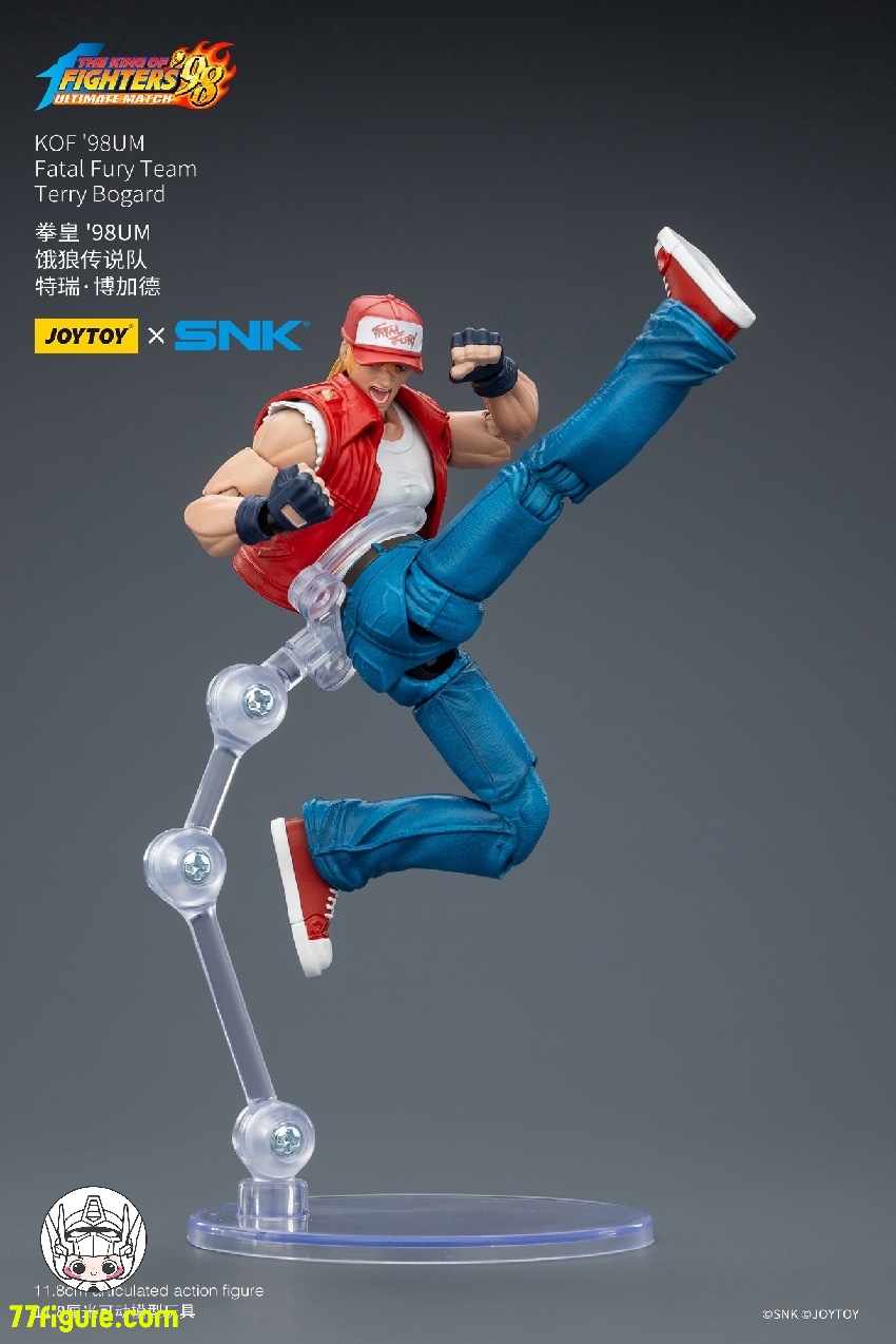 【予約受付終了】ジョイトイ JoyToy Source 1/18 SNK KOF 98UM 『餓狼伝説』テリー・ボガード 塗装済み可動フィギュア
