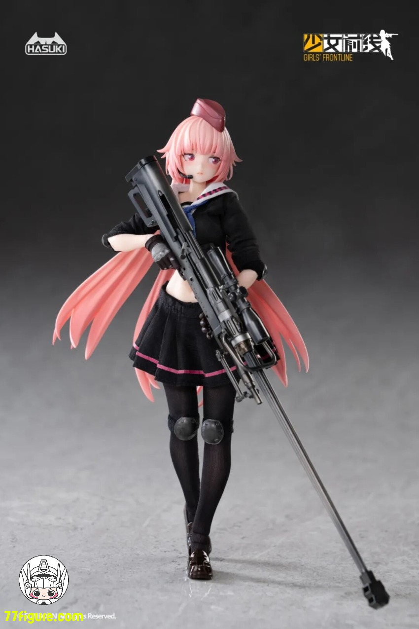 【予約商品】HASUKI x ドールズフロントライン PA011 1/12 NTW-20 スナイパー ライフル 少女 塗装済み可動フィギュア