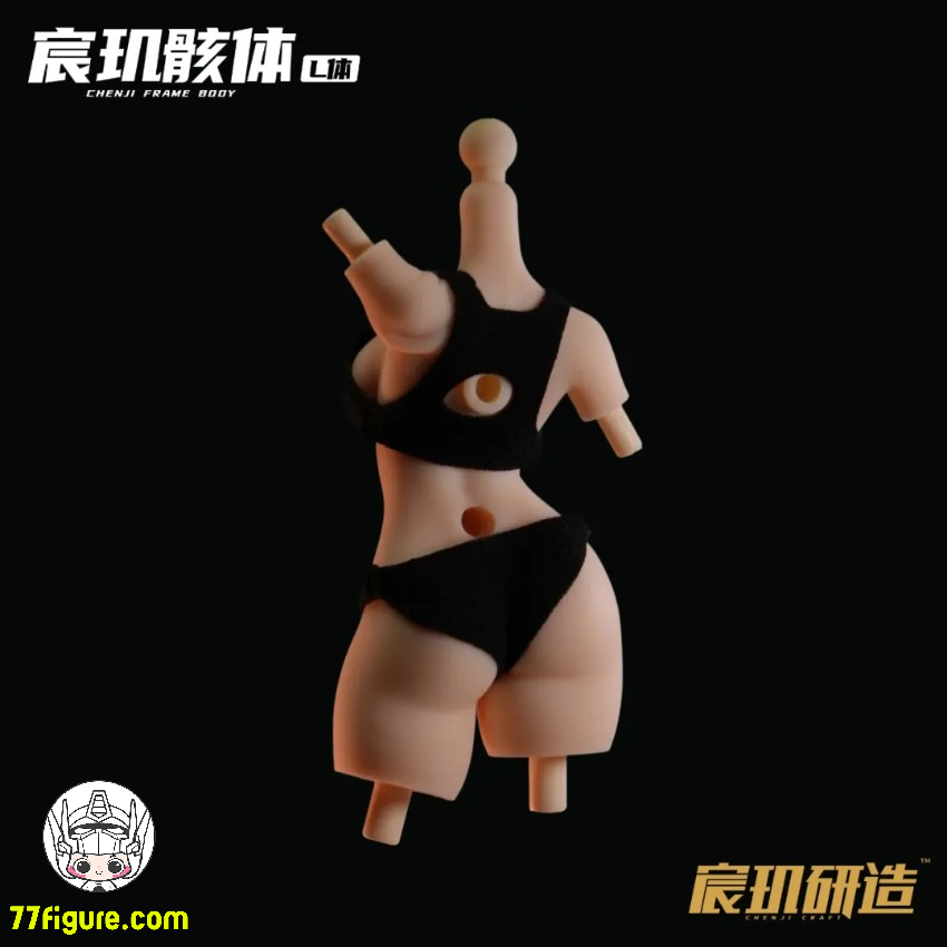 【予約商品】宸玑研造 1/12 ユニバーサル 女性素体 ブラックビキニ Ver.