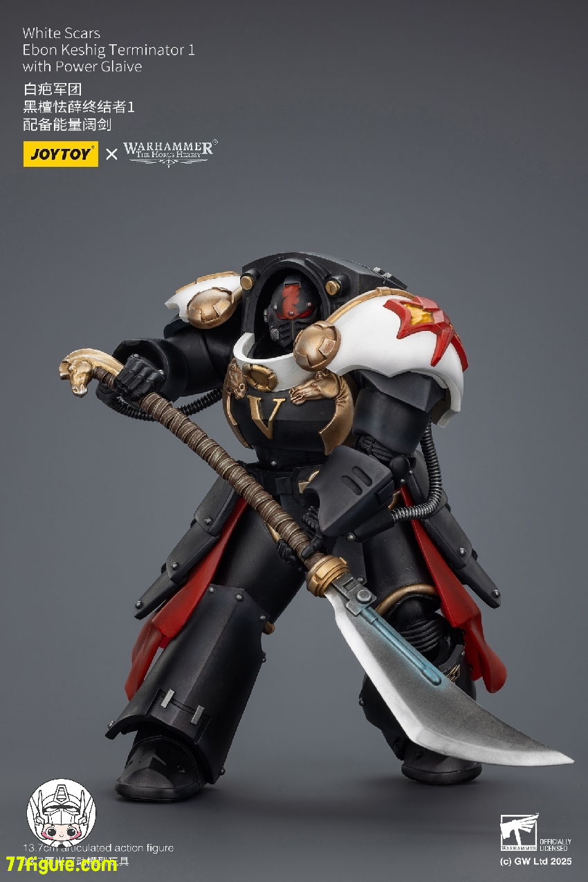 【予約商品】ジョイトイ JoyToy Source 1/18 『ウォーハンマー ホルスの異端』ホワイト スカーズ エボン ケシグ ターミネーター1 パワーグレイブ付き 塗装済み可動フィギュア