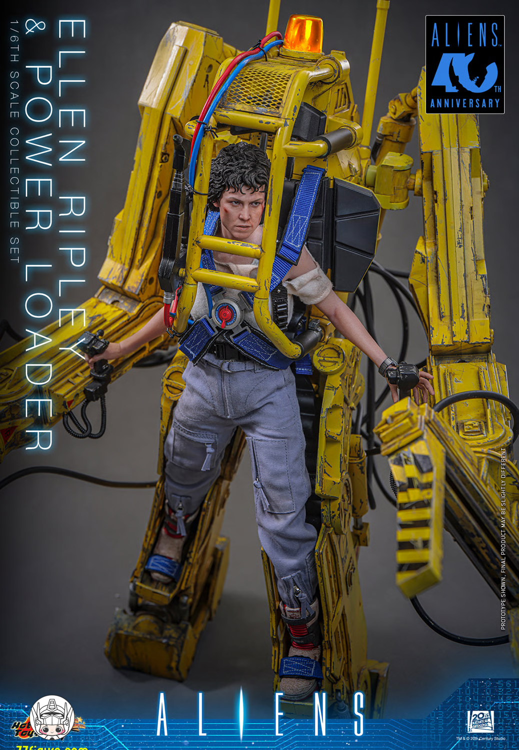 【予約商品】Hot Toys 1/6 MMS923『エイリアン2』エレン・リプリー＆パワーローダー セット 塗装済み可動フィギュア