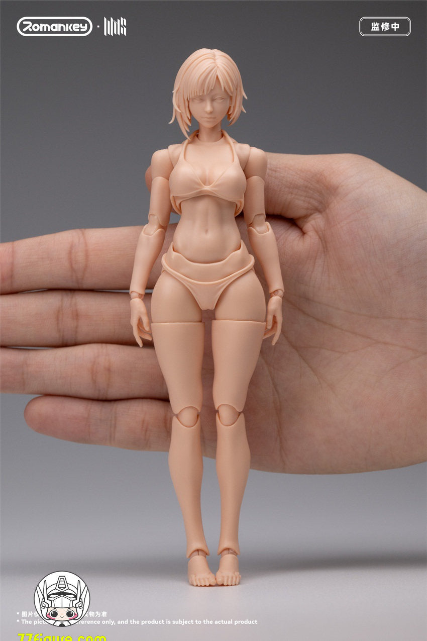 【予約商品】Romankey 1/12 UMS004 Mia 無塗装Ver. 可動女性素体